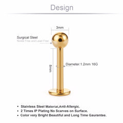 Solid Steel Tongue Ring