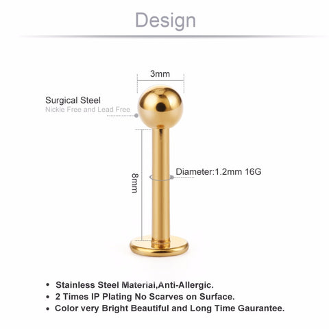 Solid Steel Tongue Ring